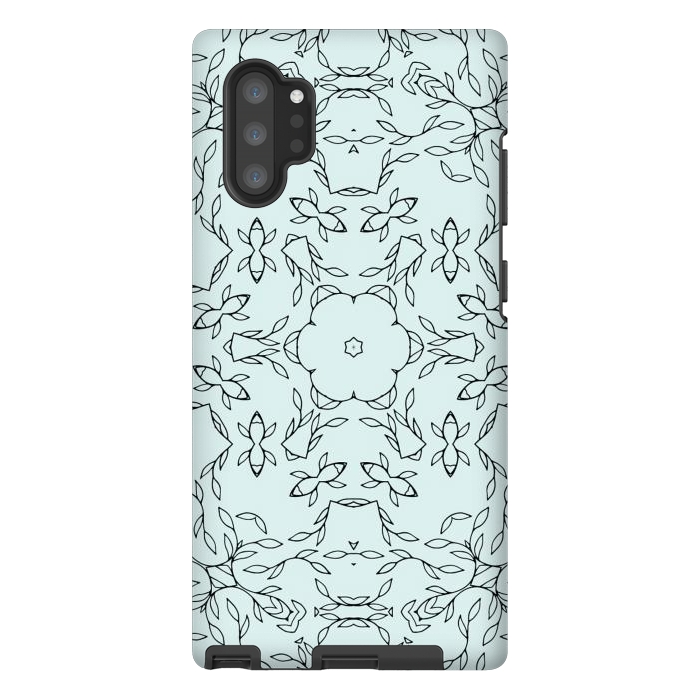 Galaxy Note 10 plus StrongFit Creeper Kaleidoscope Mandala by Creativeaxle