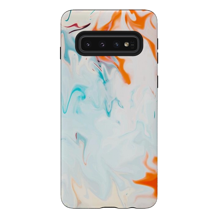 Galaxy S10 StrongFit Abstract Marble-I by Creativeaxle
