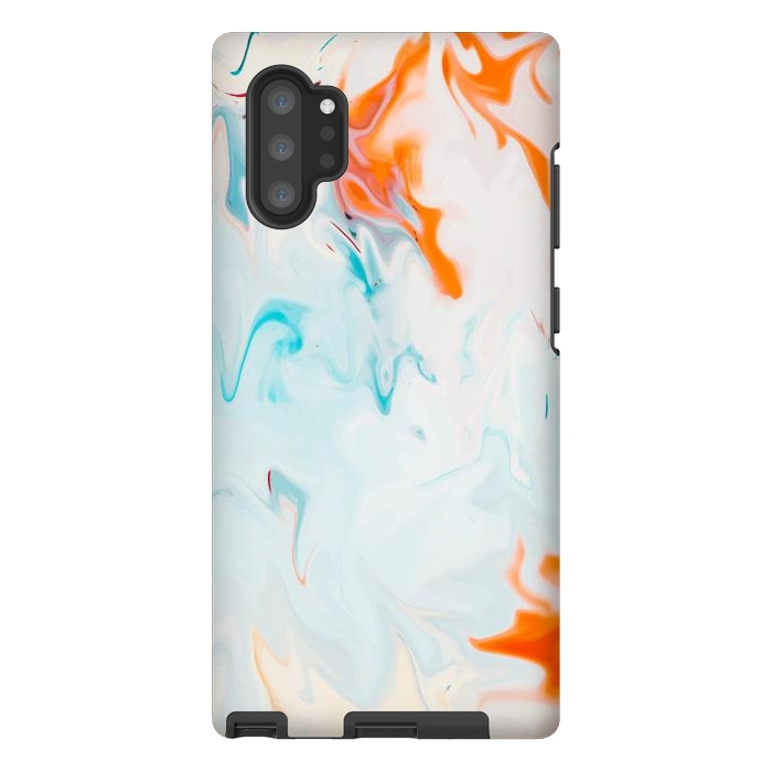 Galaxy Note 10 plus StrongFit Abstract Marble-I by Creativeaxle