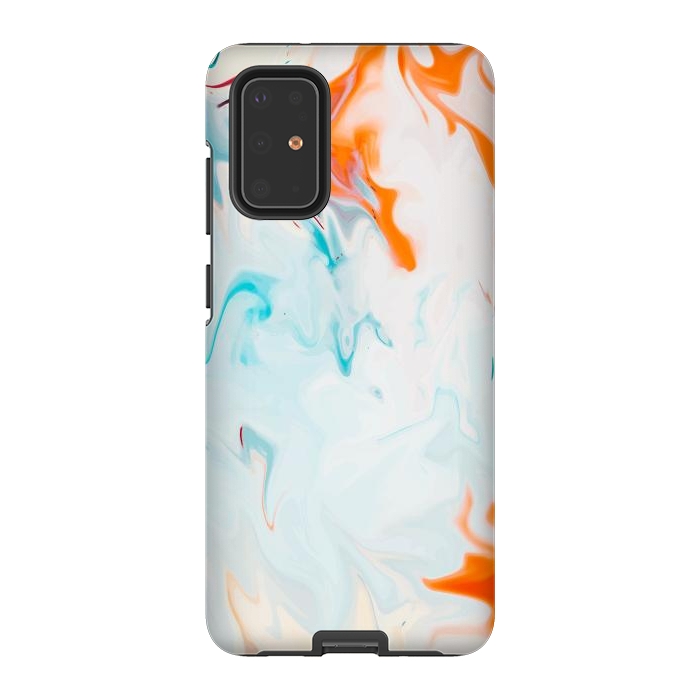 Galaxy S20 Plus StrongFit Abstract Marble-I by Creativeaxle