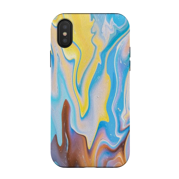 iPhone Xs / X StrongFit Abstract Marble-II by Creativeaxle