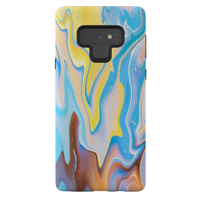 Galaxy Note 9 StrongFit Abstract Marble-II by Creativeaxle
