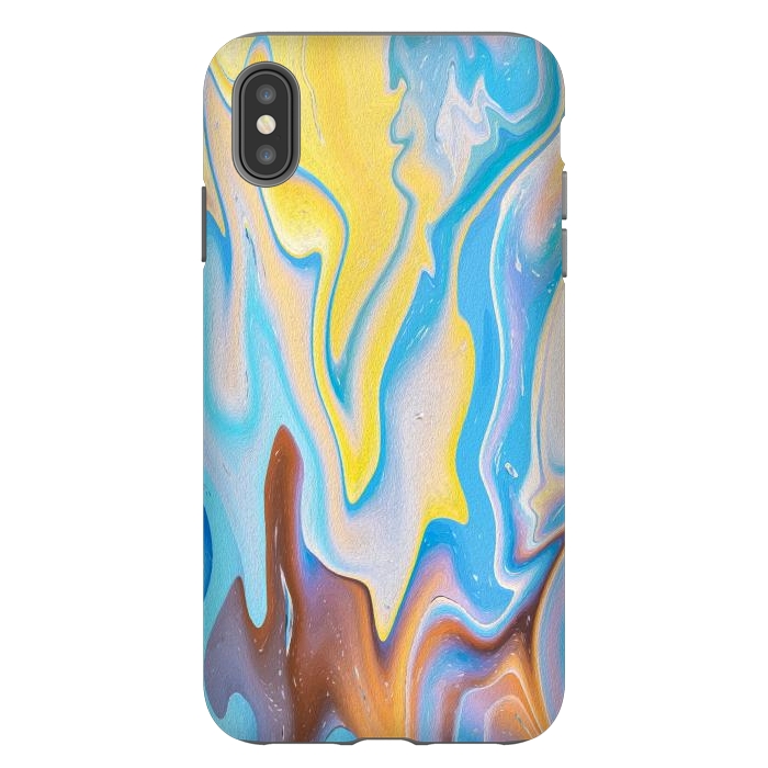 iPhone Xs Max StrongFit Abstract Marble-II by Creativeaxle