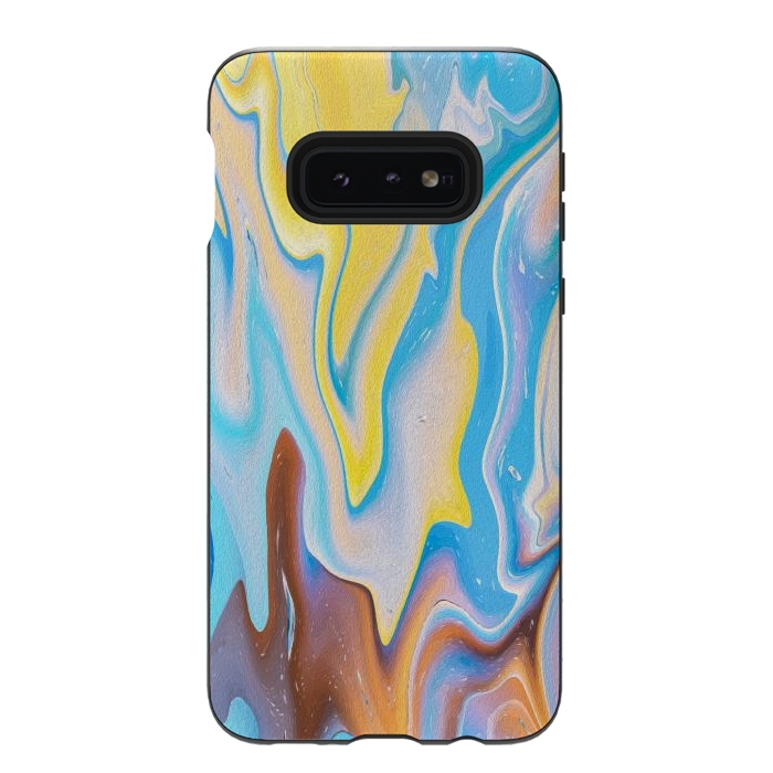 Galaxy S10e StrongFit Abstract Marble-II by Creativeaxle