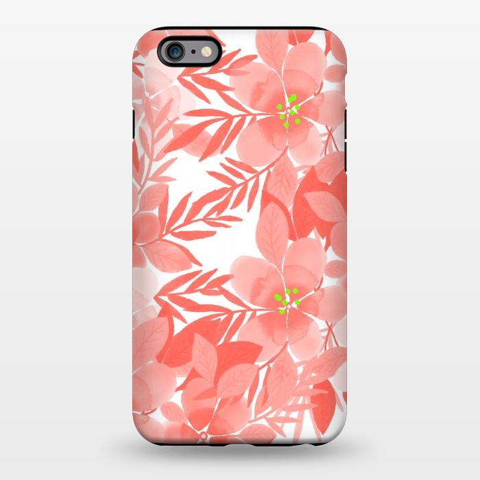 iPhone 6/6s plus StrongFit Peach Blossom Flowers by Josie