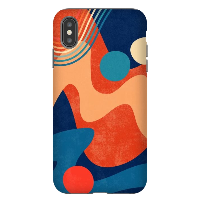iPhone Xs Max StrongFit Retro Waves 04 by amini54