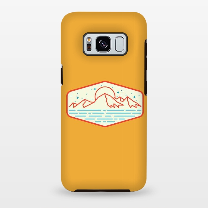 Galaxy S8 plus StrongFit Mountain and Sea 1 by Afif Quilimo