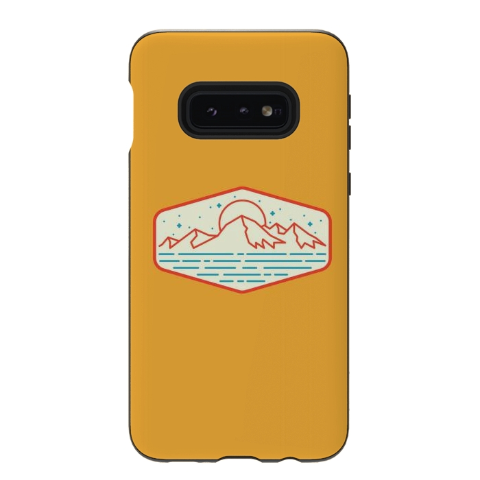 Galaxy S10e StrongFit Mountain and Sea 1 by Afif Quilimo