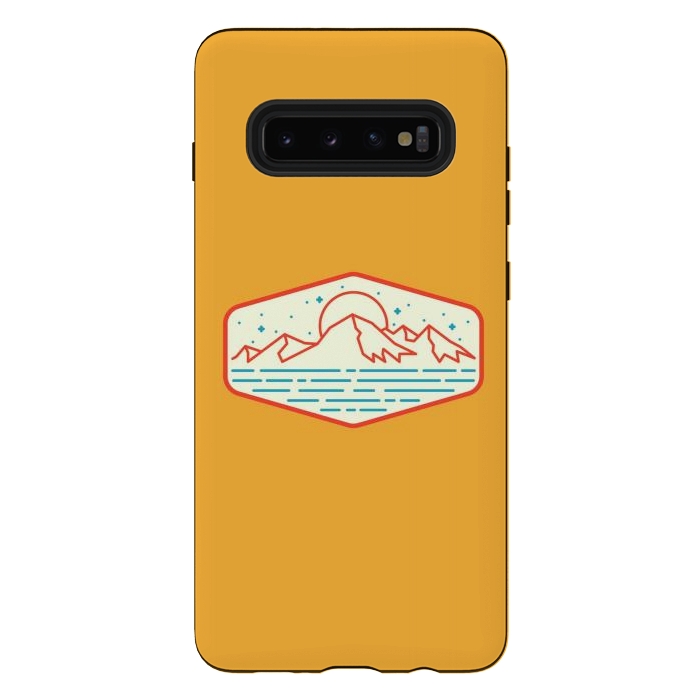 Galaxy S10 plus StrongFit Mountain and Sea 1 by Afif Quilimo