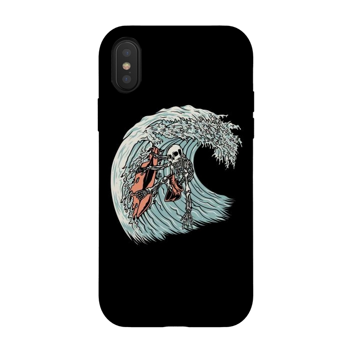 iPhone Xs / X StrongFit Death Surfer 1 by Afif Quilimo