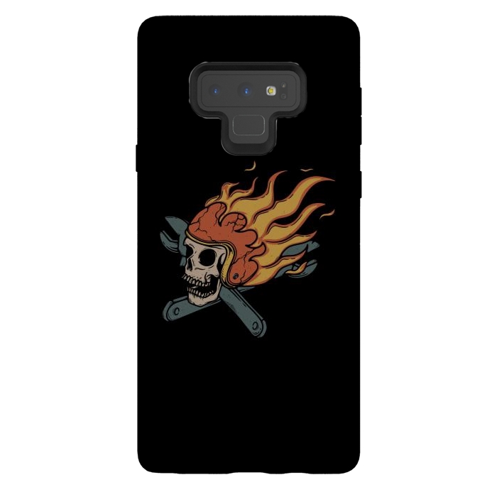 Galaxy Note 9 StrongFit Rider and Fire by Afif Quilimo