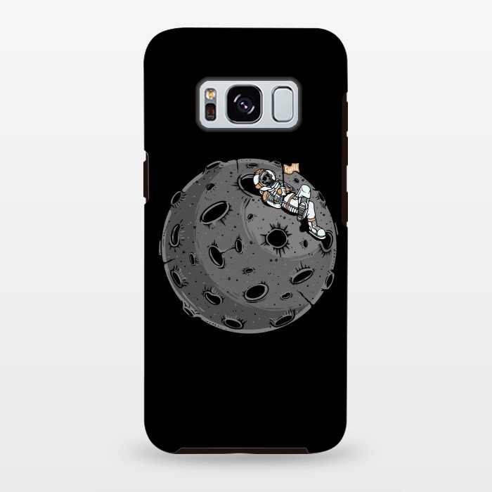 Galaxy S8 plus StrongFit Chill Astronaut by Afif Quilimo