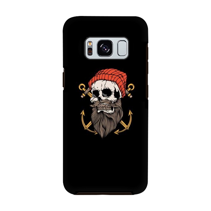 Galaxy S8 StrongFit Skull Anchor 1 by Afif Quilimo
