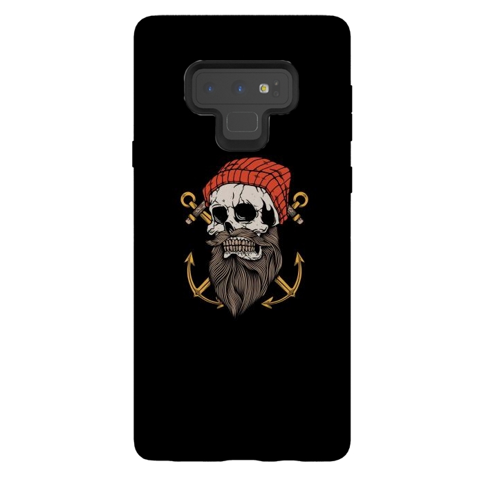 Galaxy Note 9 StrongFit Skull Anchor 1 by Afif Quilimo