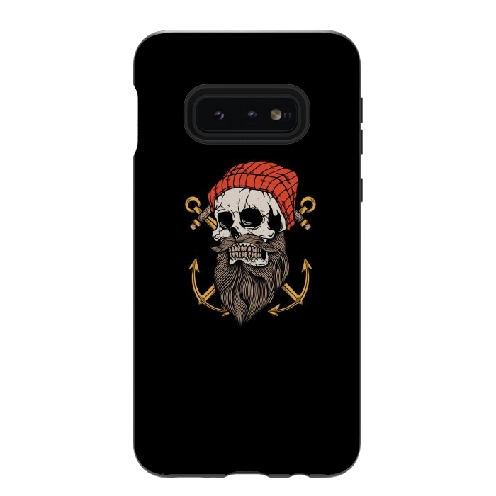 Galaxy S10e StrongFit Skull Anchor 1 by Afif Quilimo