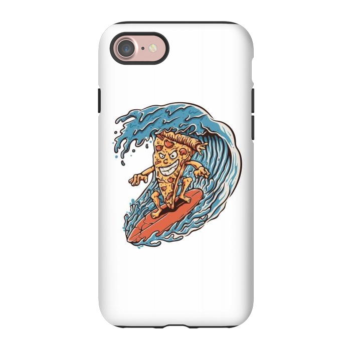 iPhone 7 StrongFit Pizza Surfer by Afif Quilimo