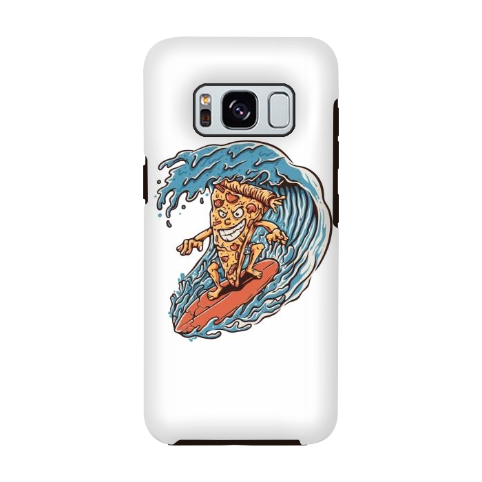 Galaxy S8 StrongFit Pizza Surfer by Afif Quilimo