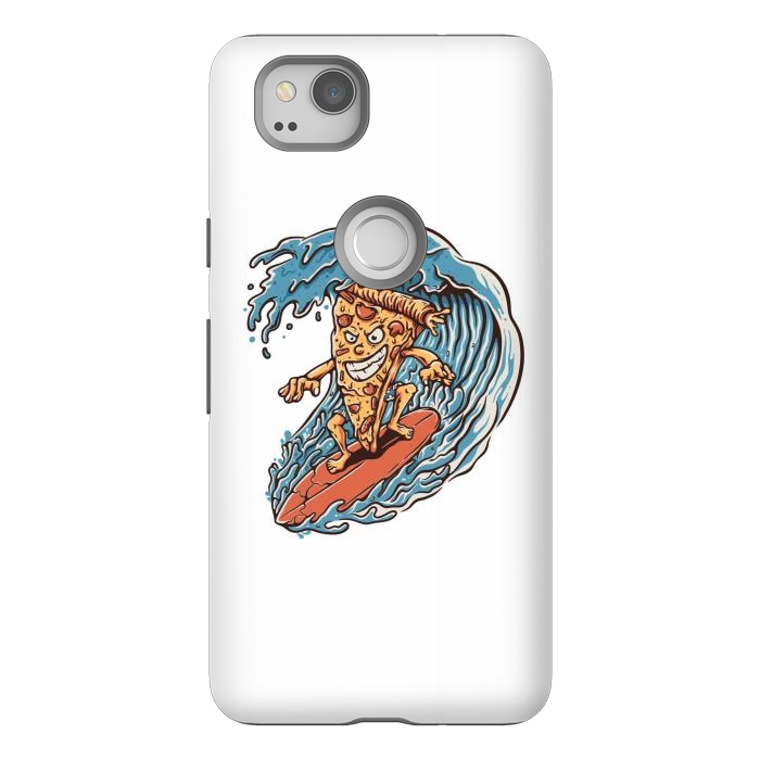Pixel 2 StrongFit Pizza Surfer by Afif Quilimo