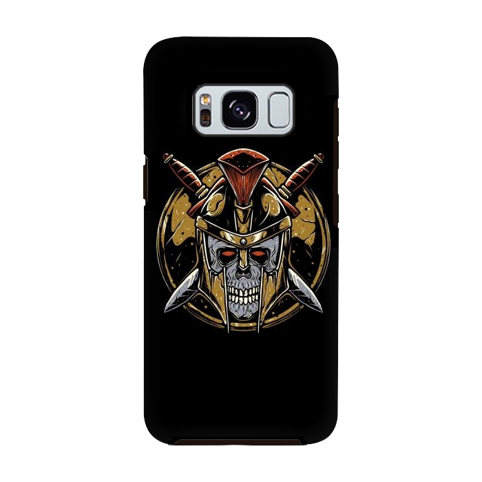 Galaxy S8 StrongFit Skull Spartan 1 by Afif Quilimo