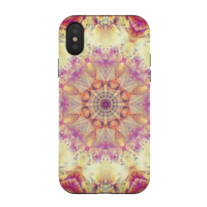 iPhone Xs / X StrongFit Abstract Decorative Multicolored Texture by ArtsCase