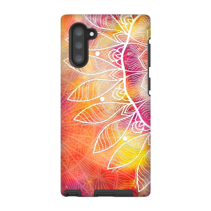 Galaxy Note 10 StrongFit Abstract Mandala I by ArtsCase