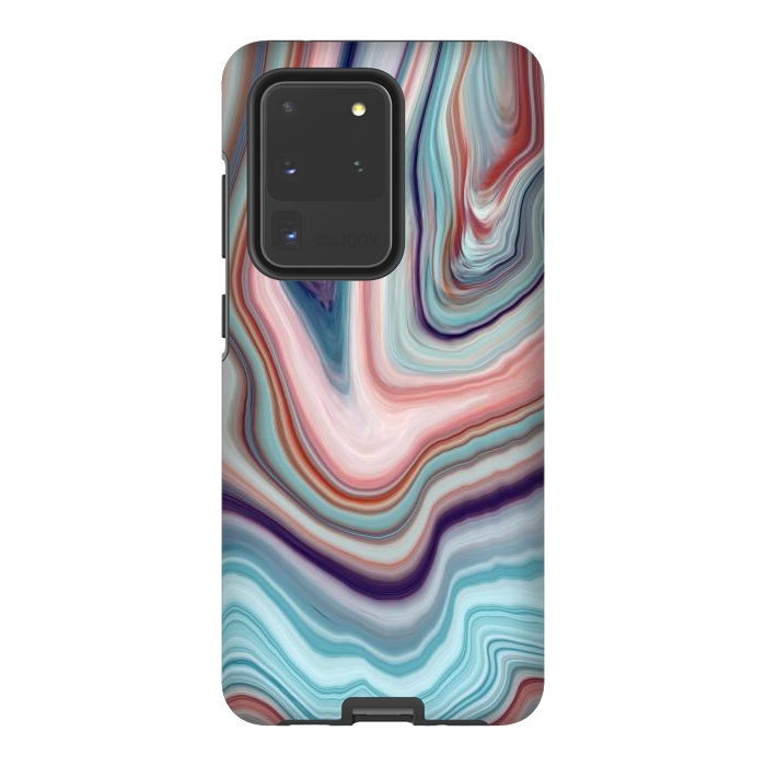 Galaxy S20 Ultra StrongFit Abstract Marble Design VI by ArtsCase