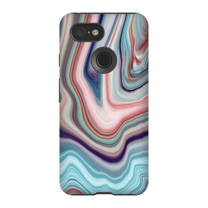 Pixel 3 StrongFit Abstract Marble Design VI by ArtsCase
