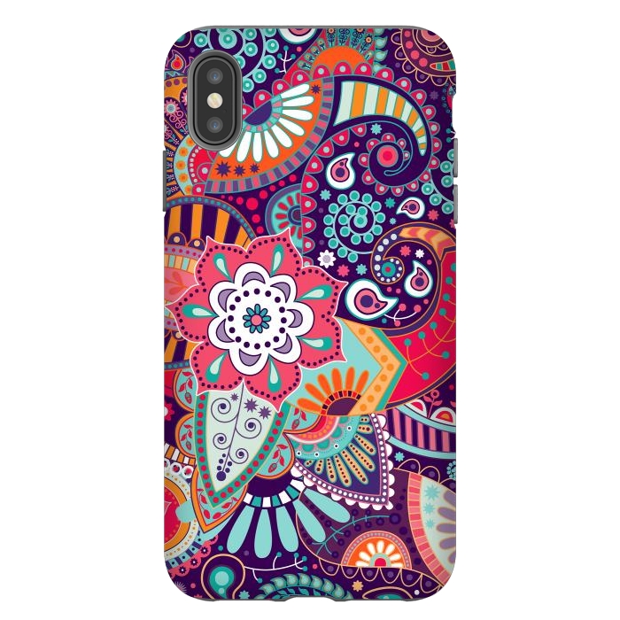 iPhone Xs Max StrongFit Pretty Flowers Pattern I by ArtsCase