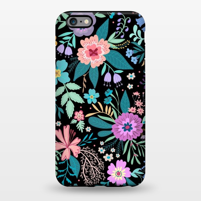 iPhone 6/6s plus StrongFit Amazing Floral Pattern With Bright Colorful Flowers by ArtsCase