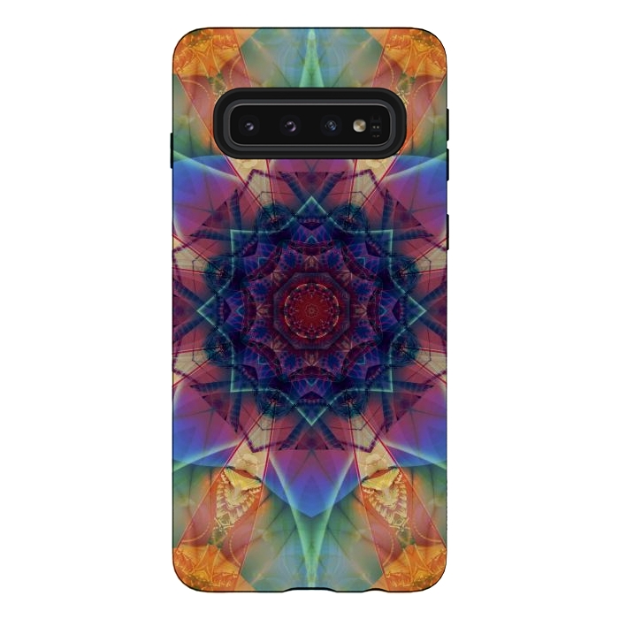 Galaxy S10 StrongFit Ancient Geometry With a Star Field by ArtsCase