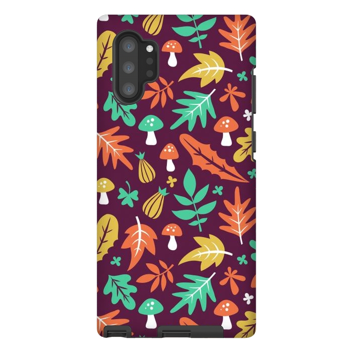 Galaxy Note 10 plus StrongFit Autum Floral Design by ArtsCase
