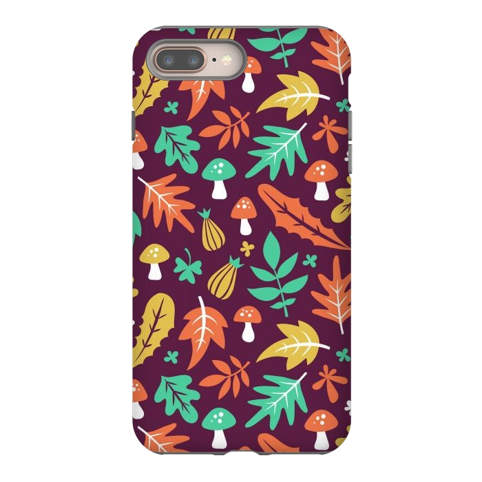 iPhone 8 plus StrongFit Autum Floral Design by ArtsCase