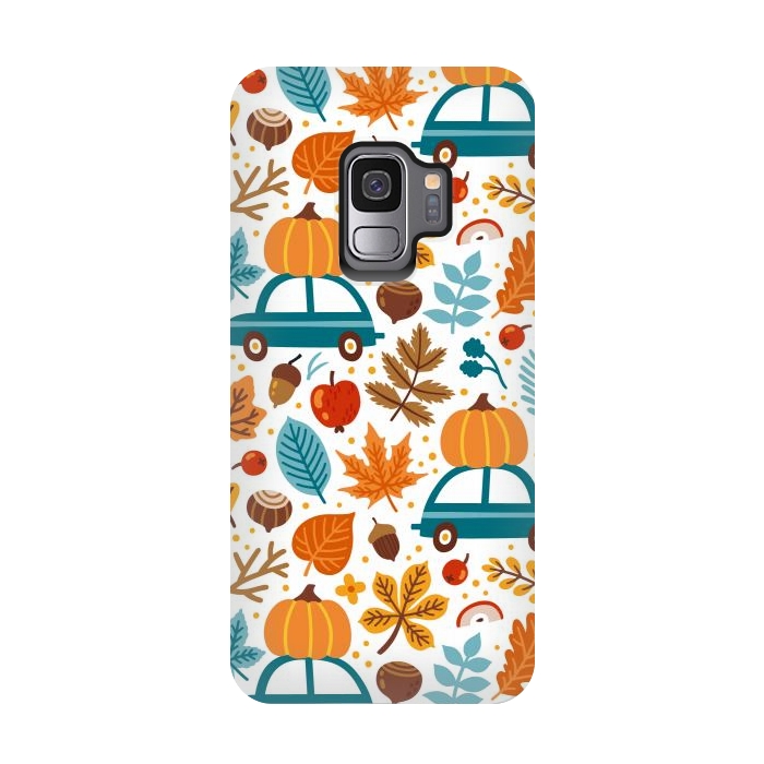 Galaxy S9 StrongFit Autumn Design Patten XV by ArtsCase