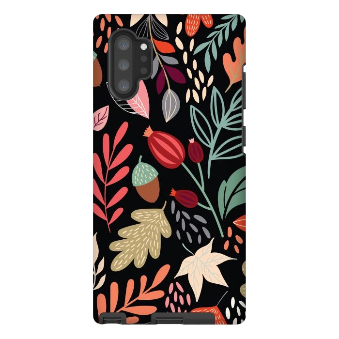 Galaxy Note 10 plus StrongFit Autumn design Pattern V by ArtsCase