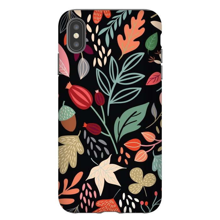 iPhone Xs Max StrongFit Autumn design Pattern V by ArtsCase