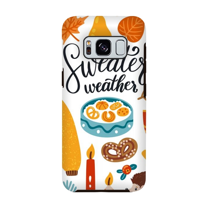 Galaxy S8 StrongFit Autumn Icons by ArtsCase