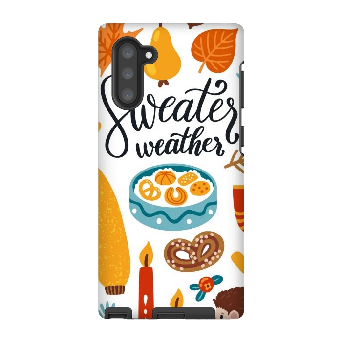 Galaxy Note 10 StrongFit Autumn Icons by ArtsCase