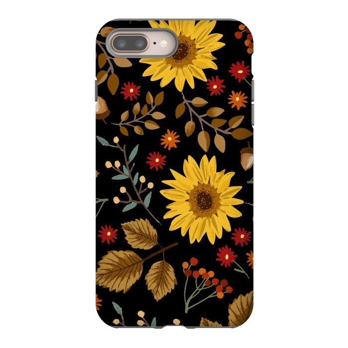 iPhone 7 plus StrongFit Autumn Sunflowers II by ArtsCase