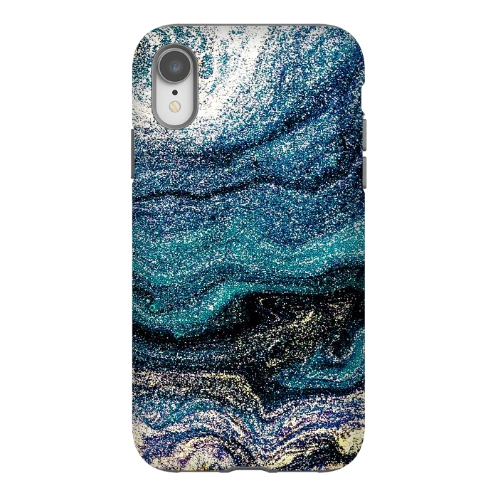 iPhone Xr StrongFit Beatigul Art Design Marble Paint by ArtsCase