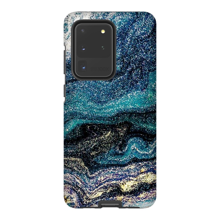 Galaxy S20 Ultra StrongFit Beatigul Art Design Marble Paint by ArtsCase