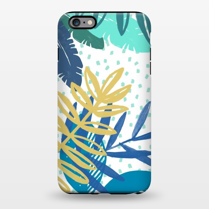 iPhone 6/6s plus StrongFit Spotted modern tropical leaves by Oana 