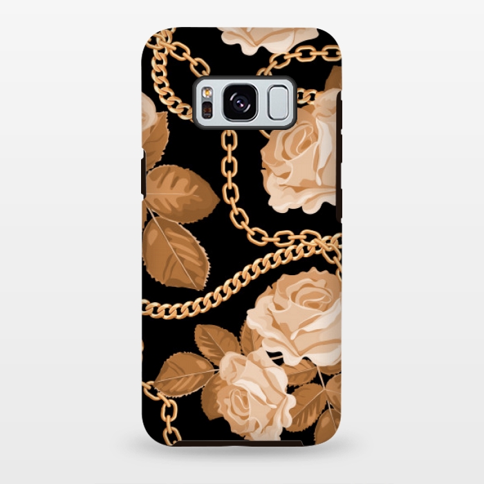 Galaxy S8 plus StrongFit copper floral chains by MALLIKA