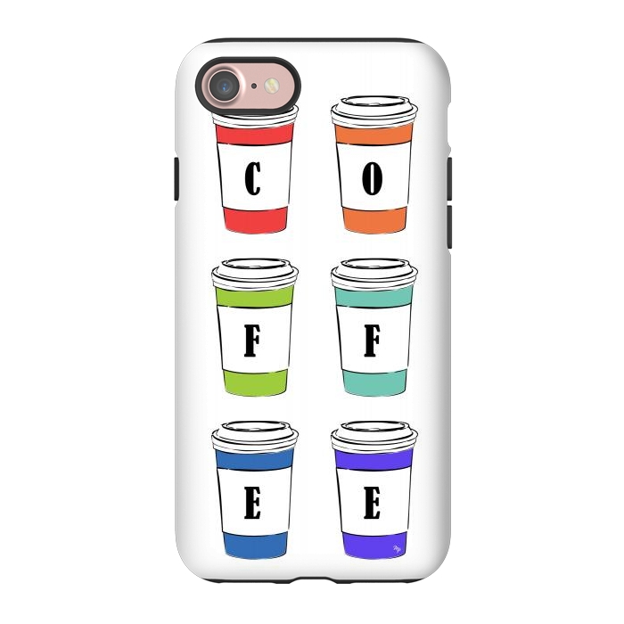 iPhone 7 StrongFit Coffee Cups by Martina
