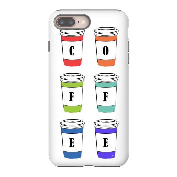 iPhone 7 plus StrongFit Coffee Cups by Martina