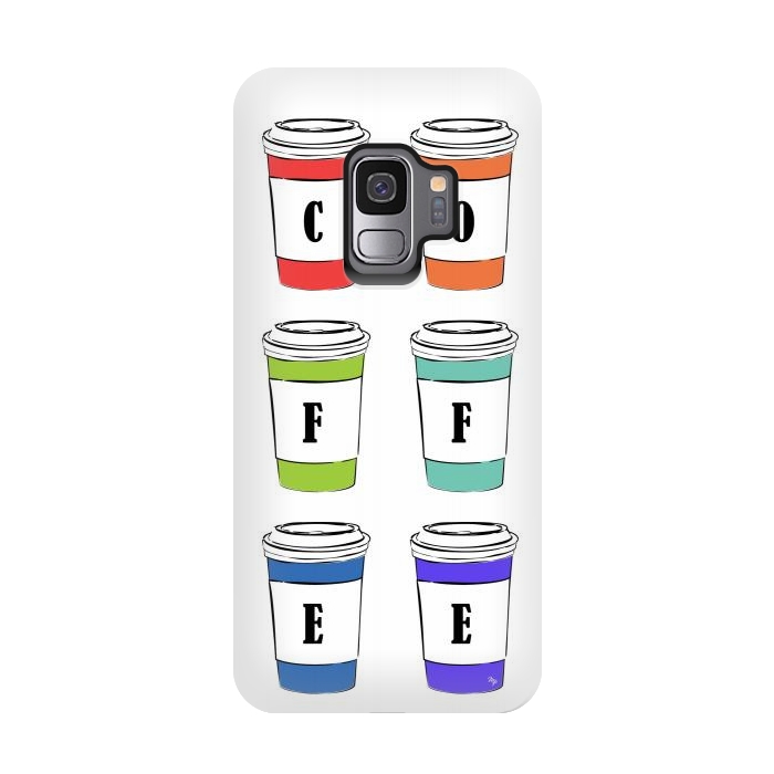 Galaxy S9 StrongFit Coffee Cups by Martina