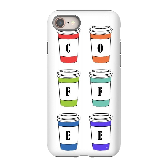 iPhone 8 StrongFit Coffee Cups by Martina