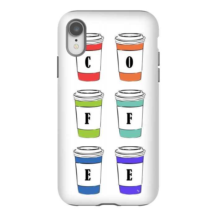 iPhone Xr StrongFit Coffee Cups by Martina