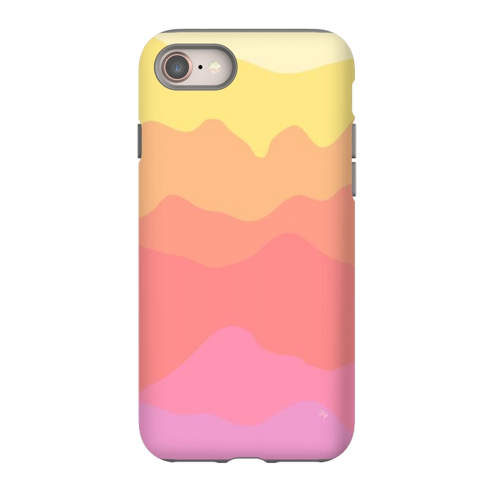 iPhone 8 StrongFit Joyful Mountains by Martina