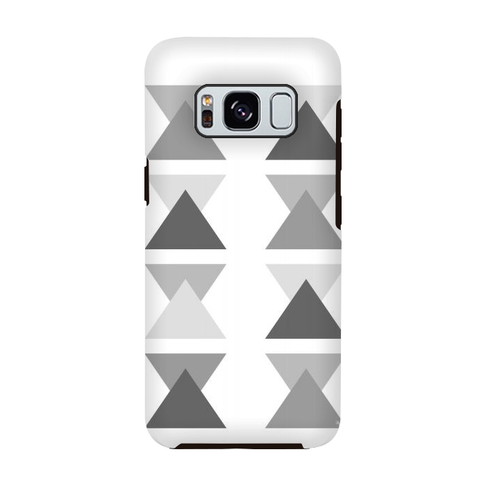 Galaxy S8 StrongFit Gray Triangles by Martina
