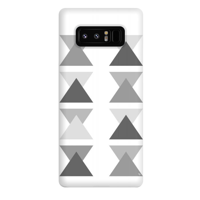 Galaxy Note 8 StrongFit Gray Triangles by Martina